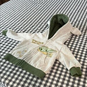 Kids Green and Gray Hoodie